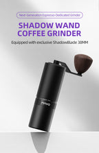 MAVO Shadow Wand Manual Coffee Grinder-Obsidian Black