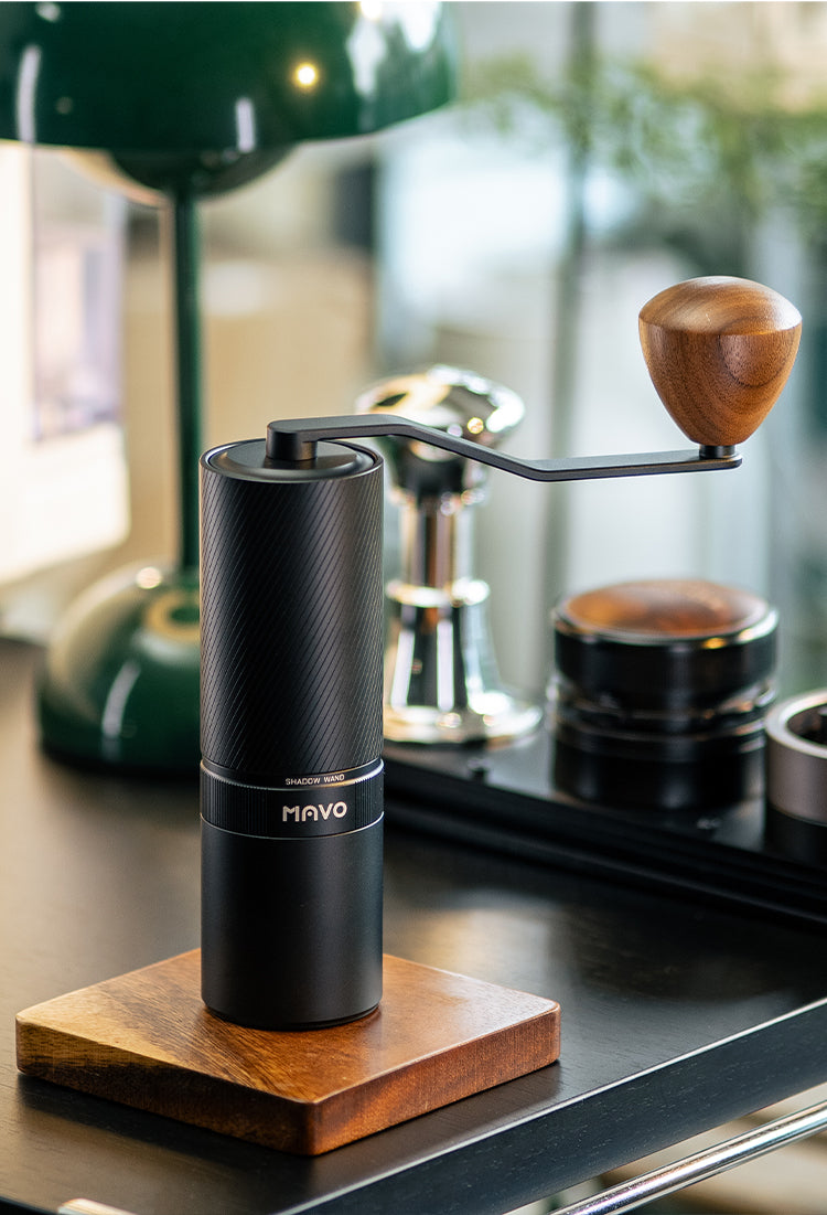 MAVO Shadow Wand Manual Coffee Grinder-Obsidian Black