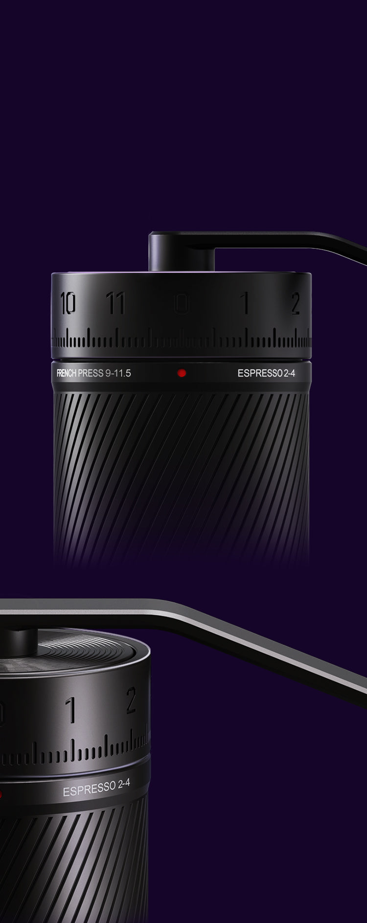 MAVO Phantox Pro Manual Coffee Grinder-Obsidian Black