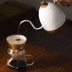 第三代旗舰专业版Brewista Artisan控温鹅颈电热壶 - 珍珠白600毫升 白色底座