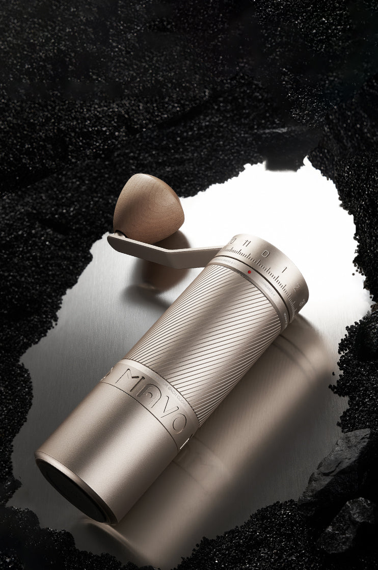 MAVO Phantox Pro Manual Coffee Grinder-Starlight Silver