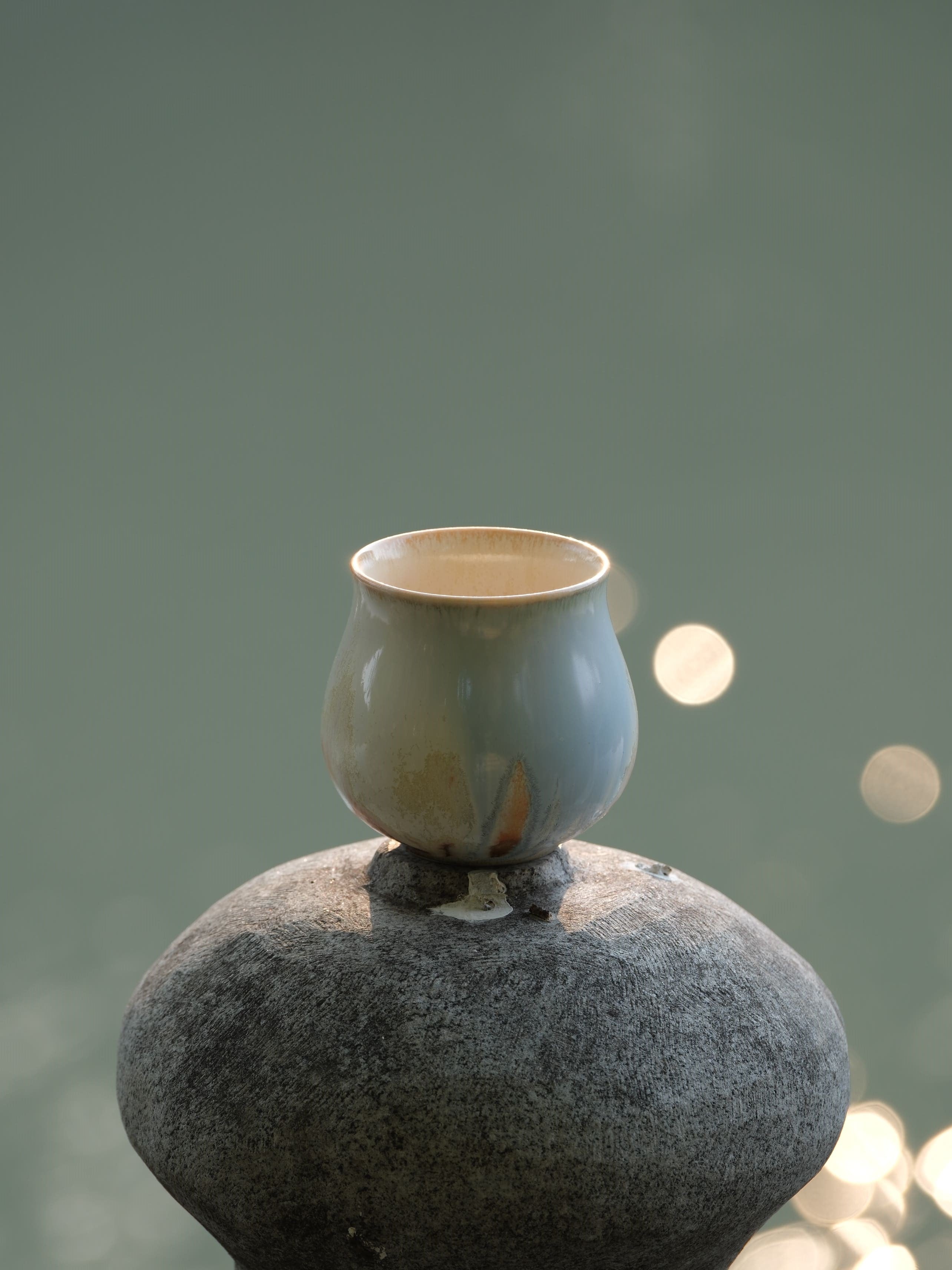 YANJUNKLIN - Handcrafted Pebble Aroma Cup