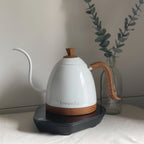LATEST GEN 3 PRO Brewista Gooseneck Variable Kettle - Pearl White 1L W/ Black Base