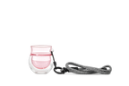 Yearn Tour Double Wall Snifter Glass Cup With Lanyard 80ml