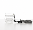 Yearn Tour Double Wall Snifter Glass Cup With Lanyard 80ml