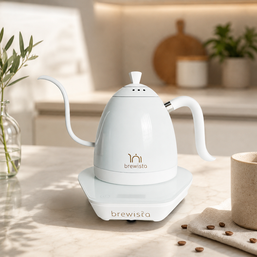 Brewista LATEST GEN 3 PRO Gooseneck Variable Kettle - Pure White 600ML