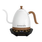 LATEST GEN 3 PRO Brewista Gooseneck Variable Kettle - Pearl White 1L W/ Black Base