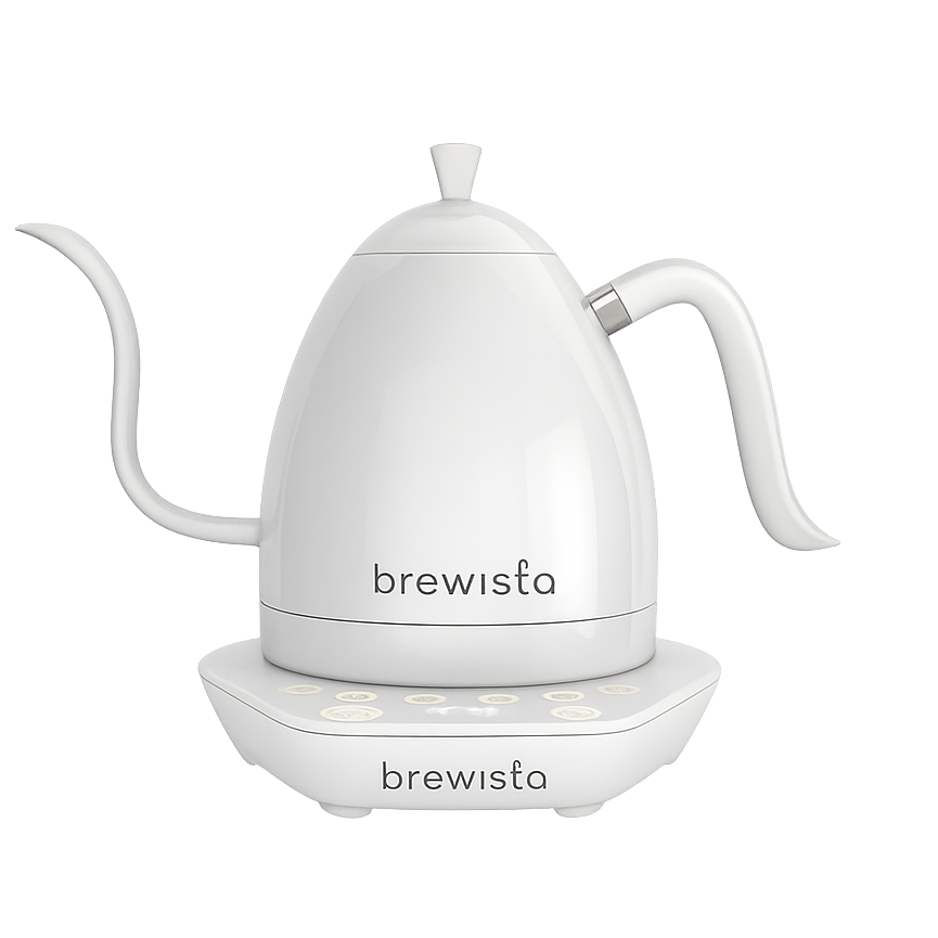 LATEST GEN 3 PRO Brewista Gooseneck Variable Kettle-Pure White 600ML
