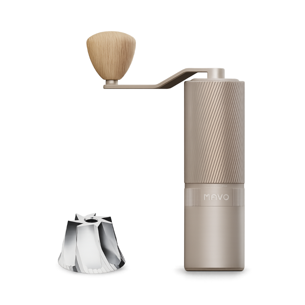 MAVO Shadow Wand Manual Coffee Grinder-Starlight Silver
