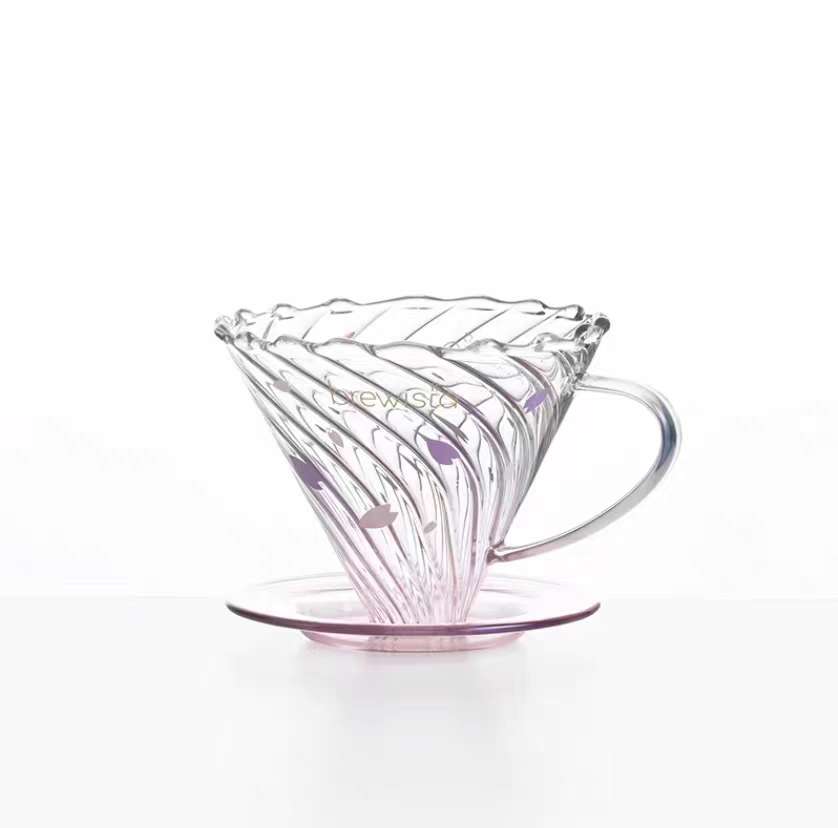 Brewista Artisan Glass Coffee Dripper, v60 dripper, 1-2cups