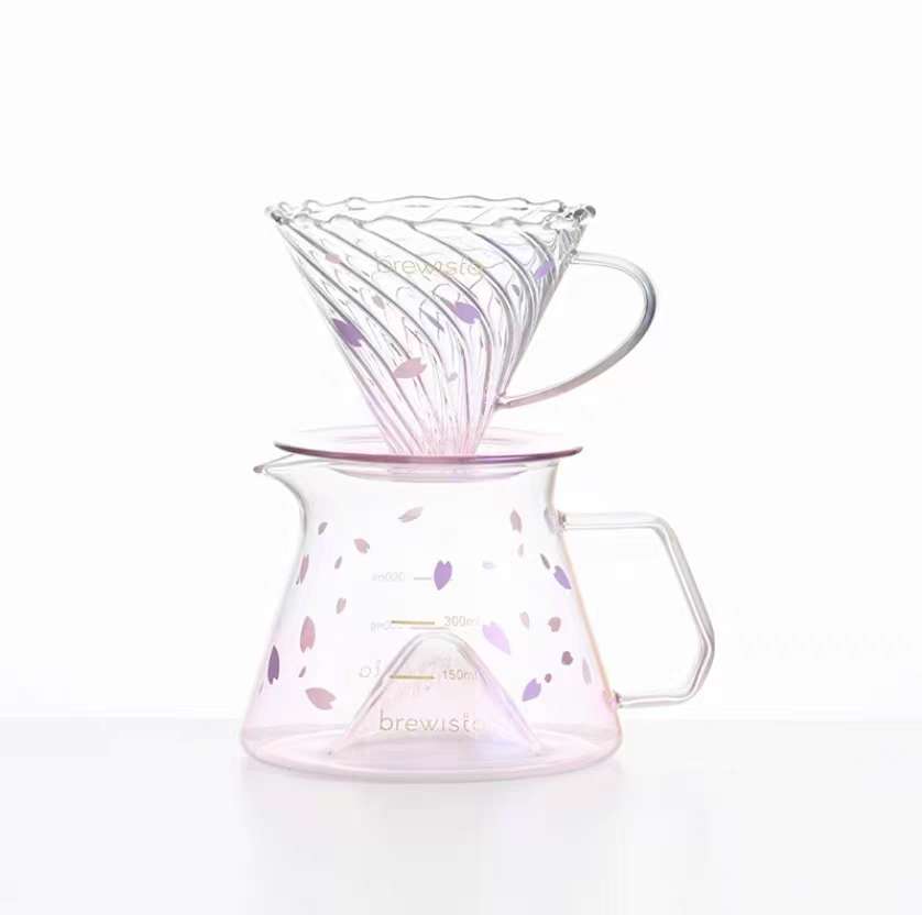 Brewista X series M Glass Server, Cafera, Sakura Pink
