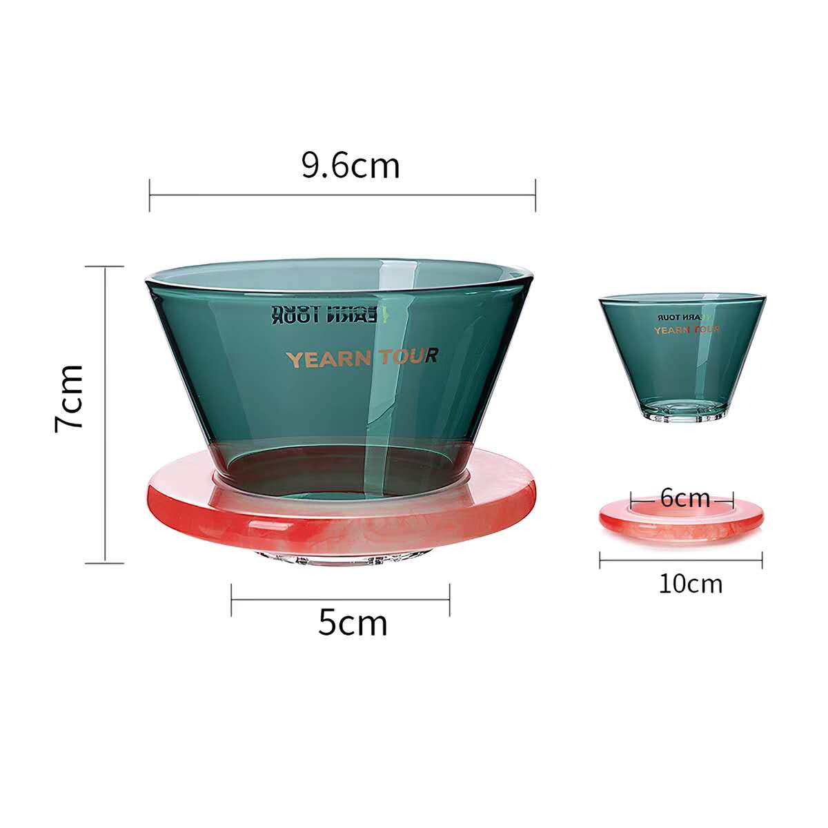 Yearn Tour Stella Neutron Glass Dripper