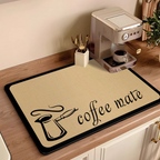 Absorbent Non-Slip Coffee Mat