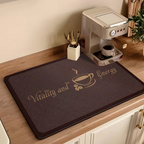 Absorbent Non-Slip Coffee Mat