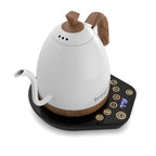 LATEST GEN 3 PRO Brewista Gooseneck Variable Kettle - Pearl White 1L W/ Black Base
