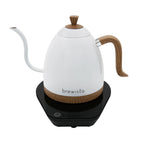 LATEST GEN 3 PRO Brewista Gooseneck Variable Kettle - Pearl White 1L W/ Black Base