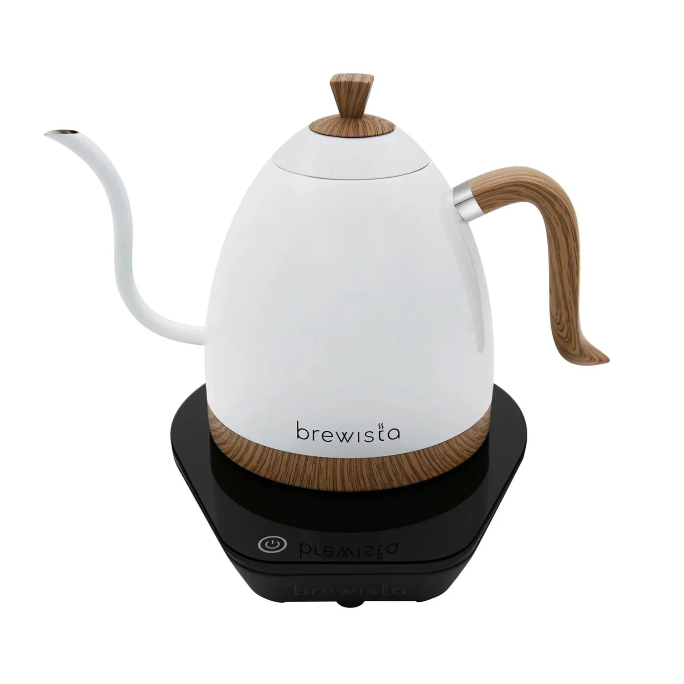LATEST GEN 3 PRO Brewista Gooseneck Variable Kettle - Pearl White 1L W/ Black Base