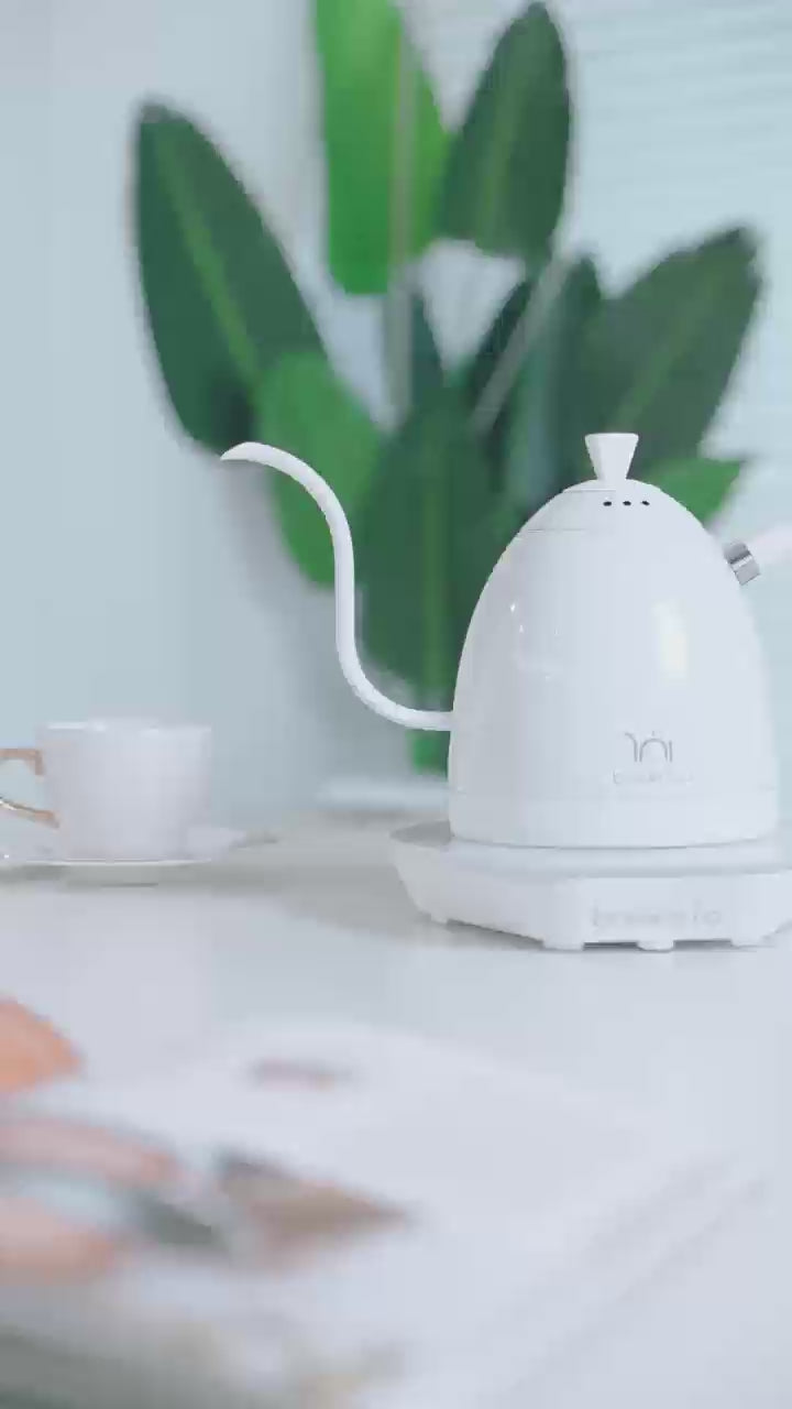LATEST GEN 3 PRO Brewista Gooseneck Variable Kettle-Pure White 600ML